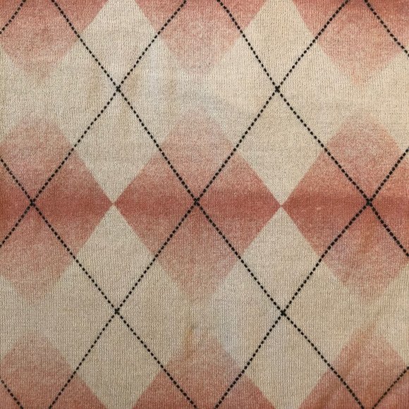 Stussy Girls Tag Argyle Sample L/S Sweater – Cream - Picture 4 of 9